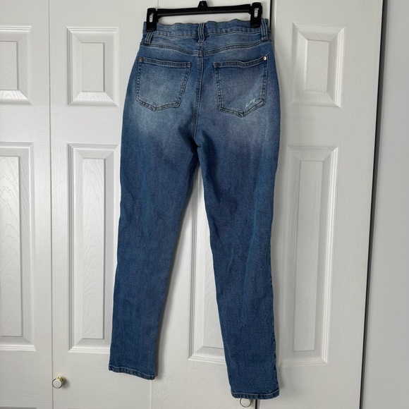 Altar’d State Women's Blue Distressed Jeans - Picture 3 of 5